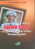 Commentaries on The Work of Sheikh Yusuf al Maqassary in Zubdat al-Asrar 