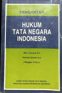 Pengantar Hukum Tata Negara Indonesia