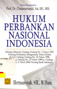 Hukum Perbankan Nasional Indonesia