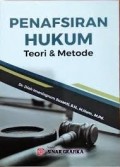 Penafsiran Hukum: Teori dan Metode