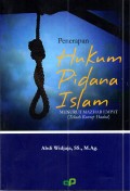 Penerapan Hukum Pidana Islam Menurut Mazhab Empat (Telaah Konsep Hudud)