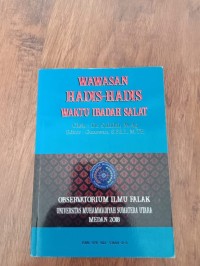 Image of Wawasan Hadis-Hadis Waktu Ibadah Salat