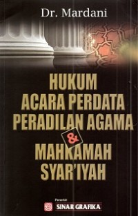 Image of Hukum acara perdata peradilan agama dan mahkamah syar'iyyah
