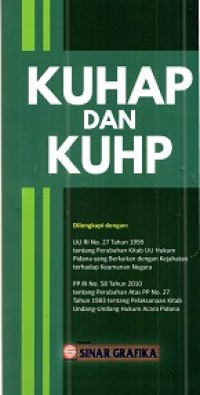 Image of KUHAP dan KUHP