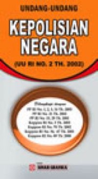 Image of Undang-Undang Kepolisian Negara (UU No. Th. 2002)